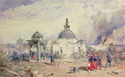 A View of Sebastopol by William Crimea Simpson